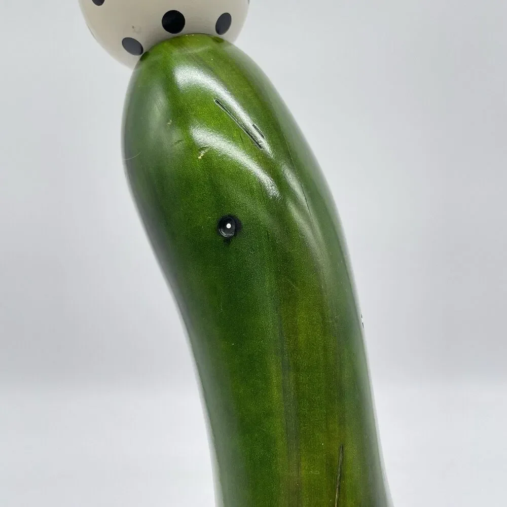 Vintage Robert Wilhelm for William Bounds 18.5” Green Pepper Mill Signed 2001
